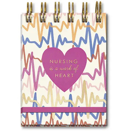 Lady Jayne Spiral Notepad-Heart Lines