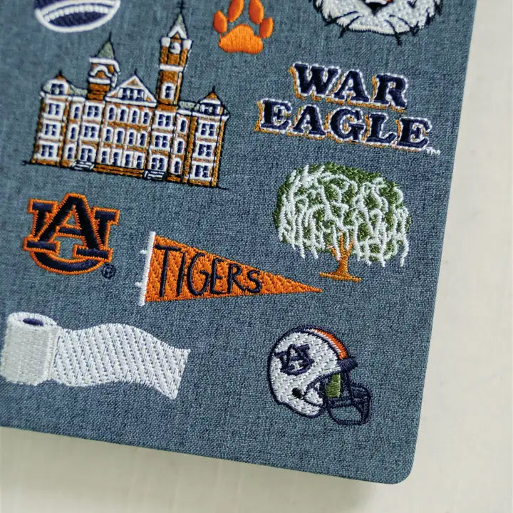 Embroidered Auburn University Hardcover Notebook