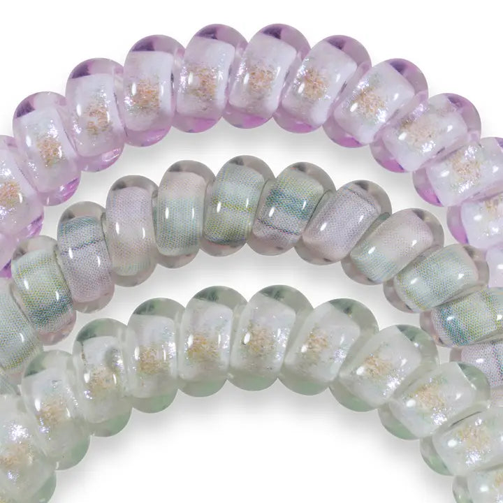 Teleties Spiral Hair Coils | Small | Opal Glow