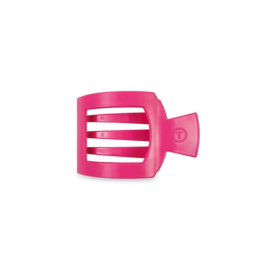 Teleties Flat Square Hair Clip | Small | Tropical Punch