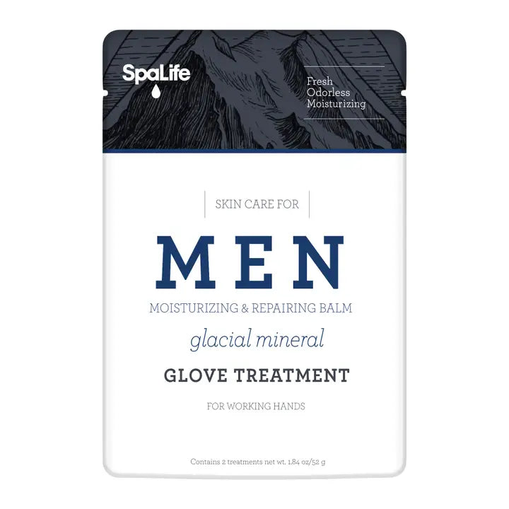 My Spa Life Men's Glacial Mineral Moisturizing Hand Glove