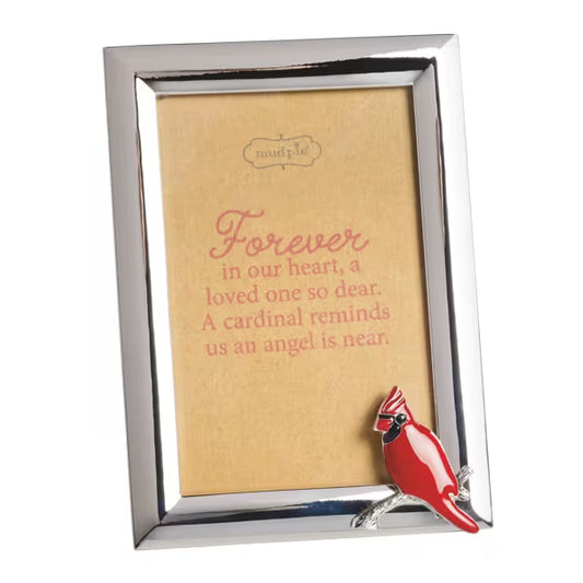 MUD PIE CARDINAL SILVER FRAME
