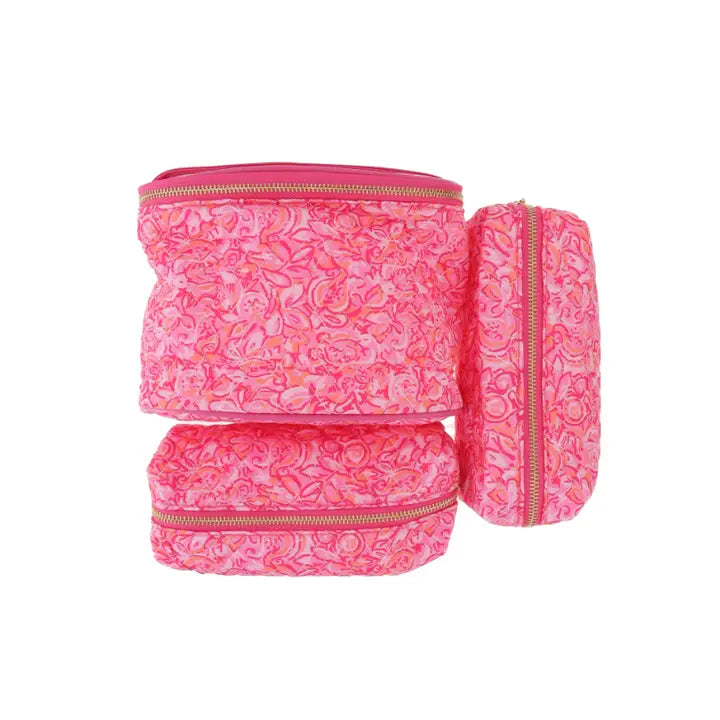 Jane Marie Flirty Floral Travel Organizer