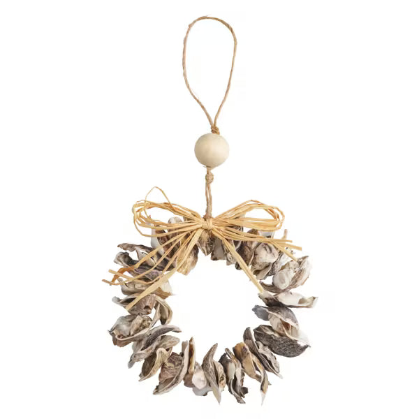 MUD PIE WREATH OYSTER ORNAMENT
