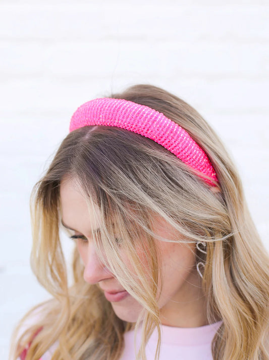 Michelle McDowell Marlina Headband | Hot Pink