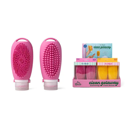 En Route Clean Getaway All-in-One Scrub Bottles