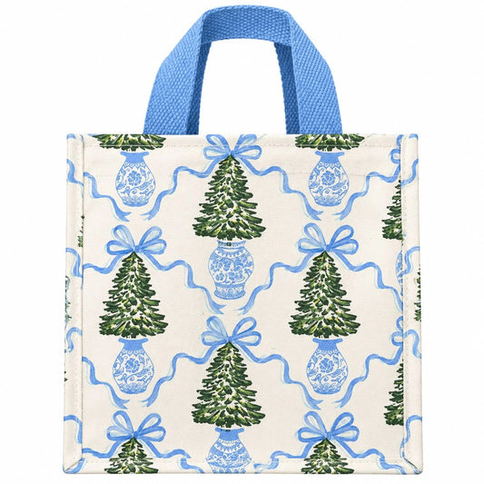 Mary Square Winter Pines Compact Carry Tote