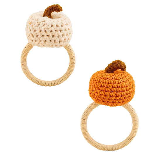 Mud Pie  Pumpkin Napkin Rings