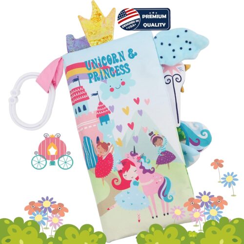 Bebe Mondo Tails Cloth Book Unicorn