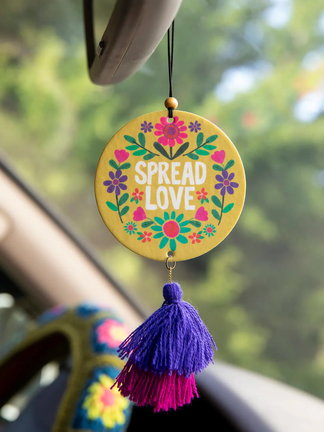 Natural Life Car Air Freshener-Spread Love