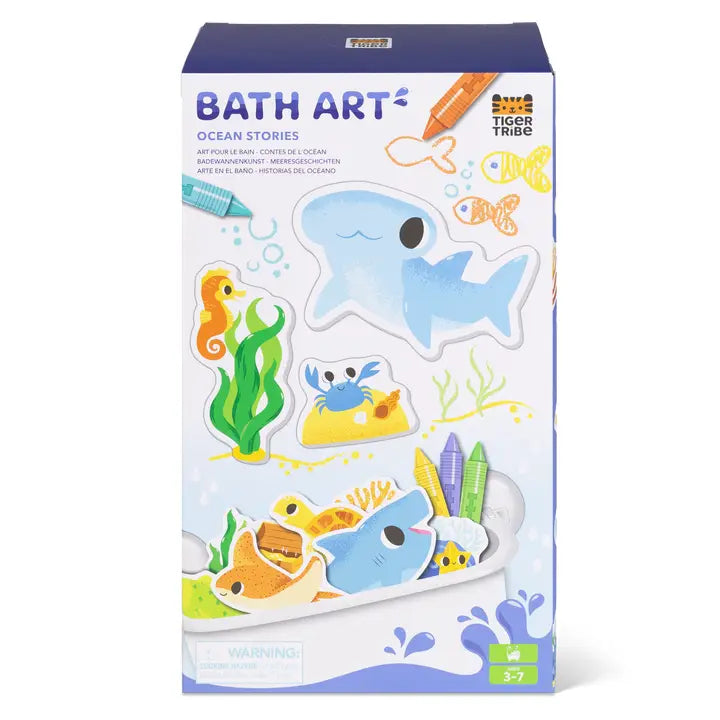 Tiger Tribe Bath Art - Ocean Stories