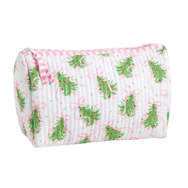 MUD PIE BOW CHRISTMAS TREE QUILTED CASE