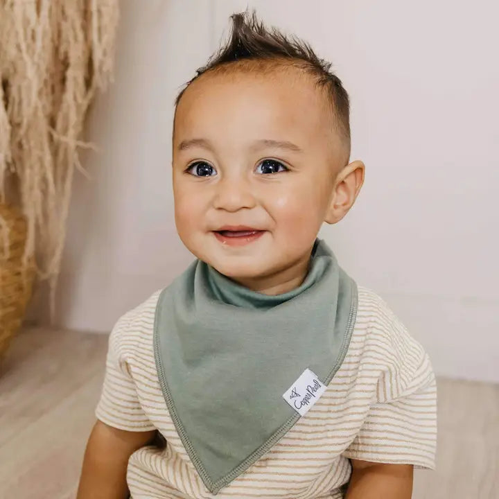 Copper Pearl Baby Bandana Bibs - Haven