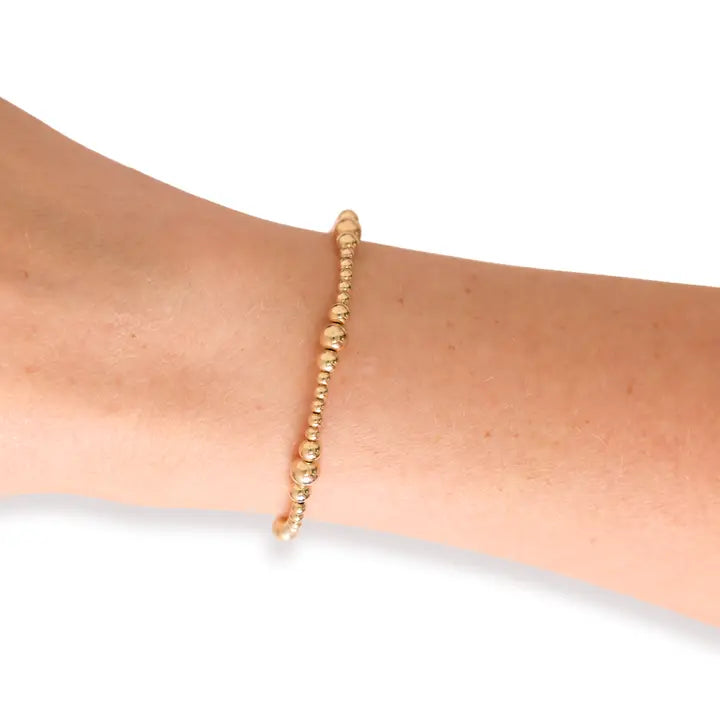 Beaded Blondes Sutton Bracelet in Gold
