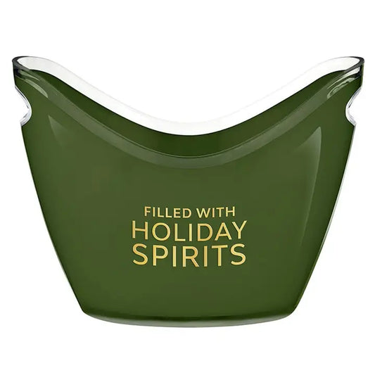 Santa Barbara Design Studio Acrylic Beverage Bucket - Filled with Holiday Spirits