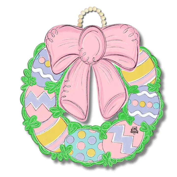 DK Designs Easter Egg Wreath Door Hanger