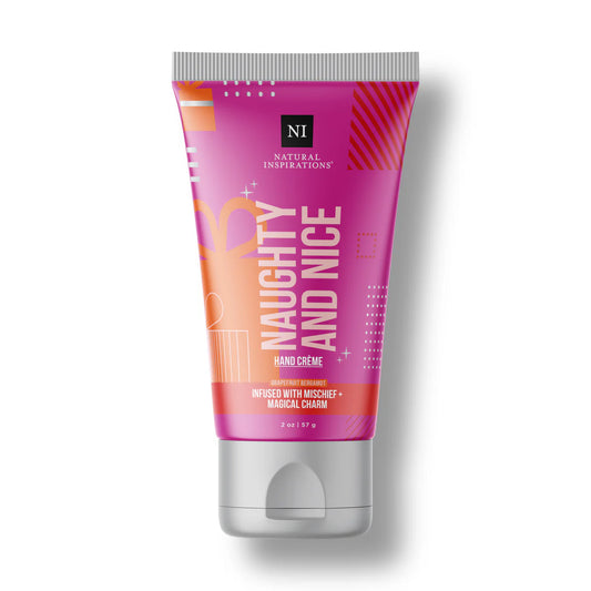 NATURAL INSPIRATIONS  SASSY HOLIDAY MINI HAND CREME-NAUGHTY & NICE