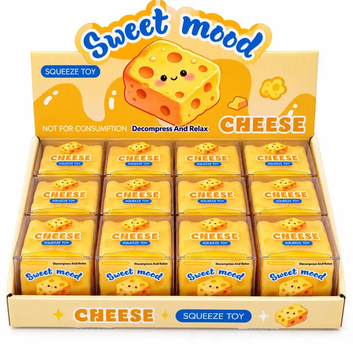 Crunchy Cheese Squishy – 2”