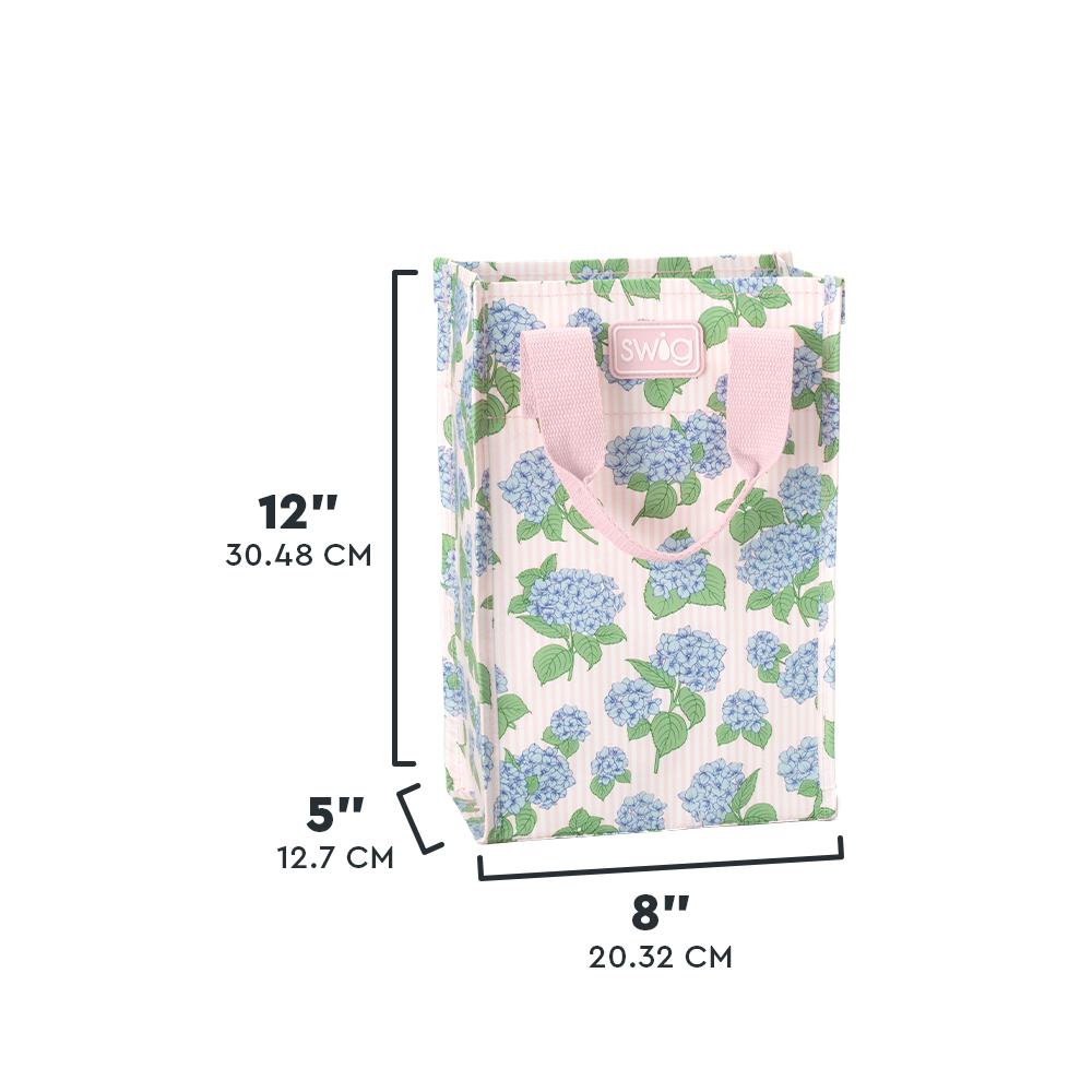 Swig Life Hydrangeas Reusable Gift Bag (Tall)
