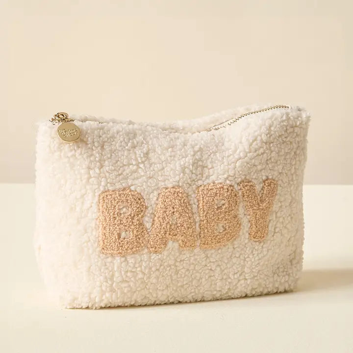 The Darling Effect Cream Teddy Pouch - Baby