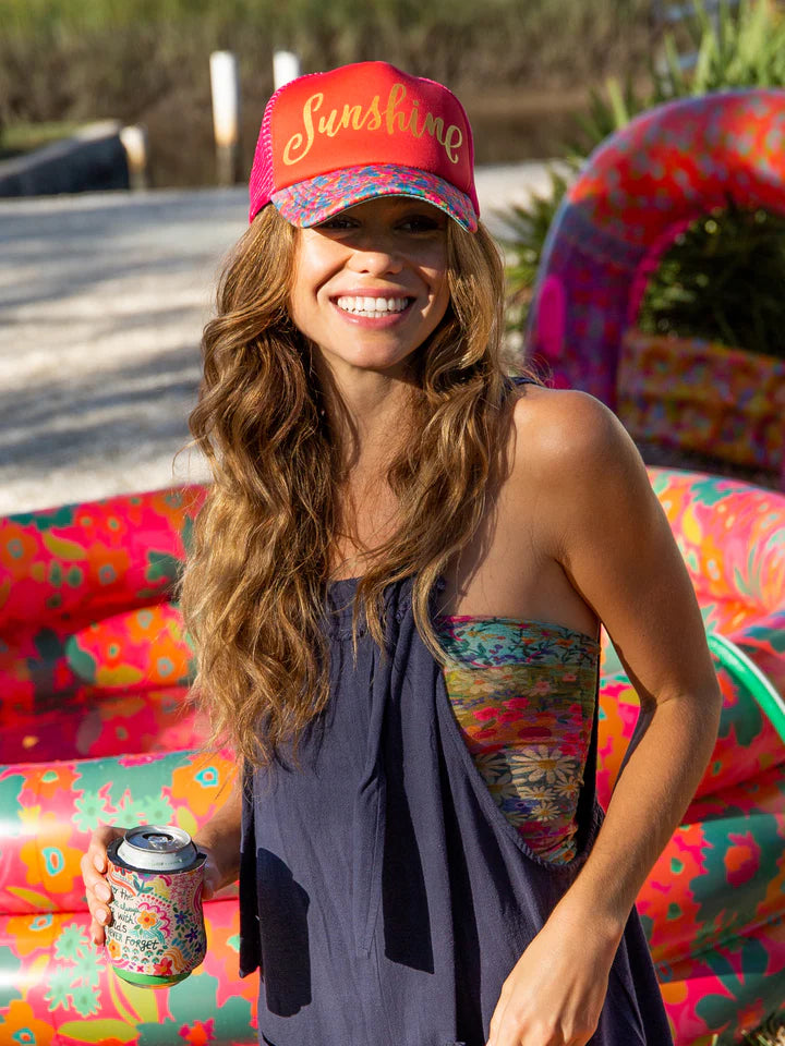 Natural Life Adjustable Trucker Hat - Sunshine