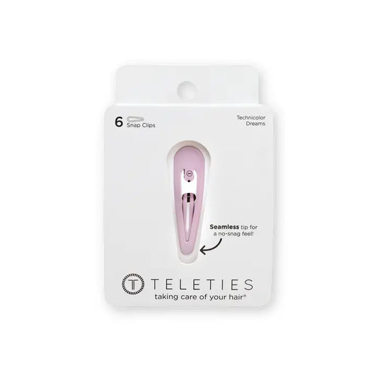 Teleties Snap Clip | Technicolor Dreams | 6 Count