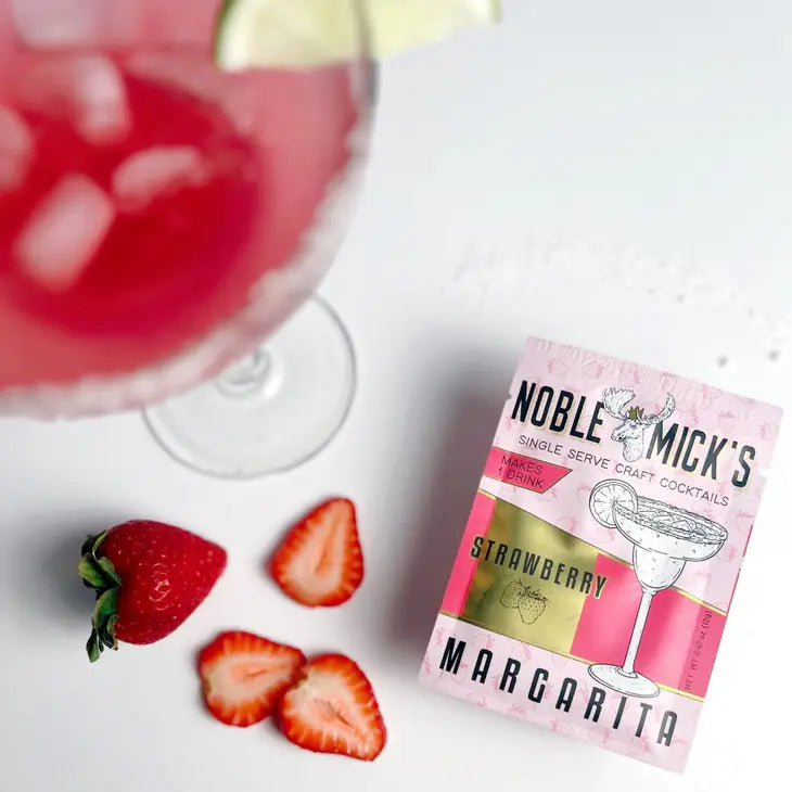 Noble Mick's Strawberry Margarita Single Serve Craft Cocktail