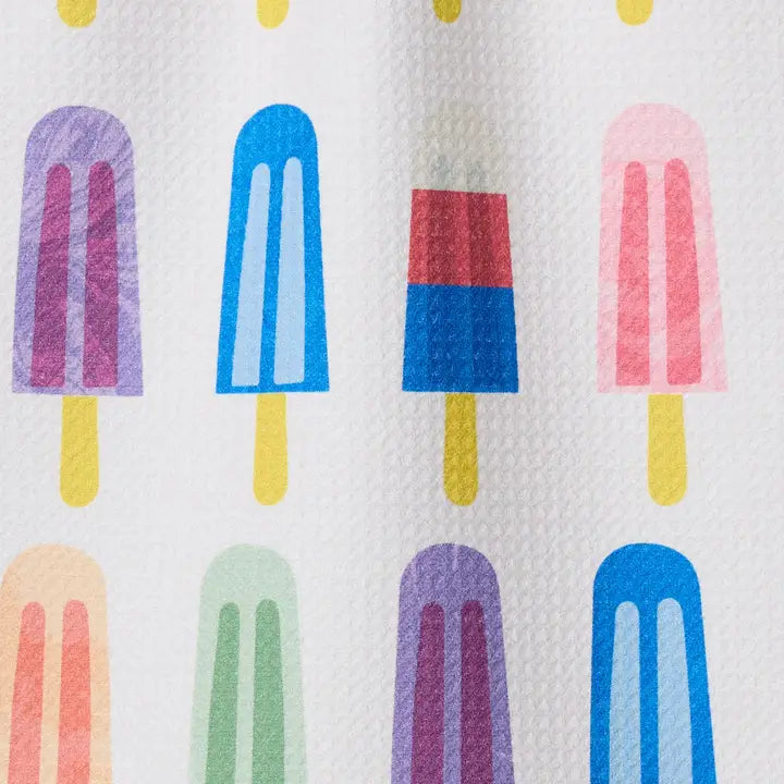 Geometry Poppy Popsicles Bar Towel