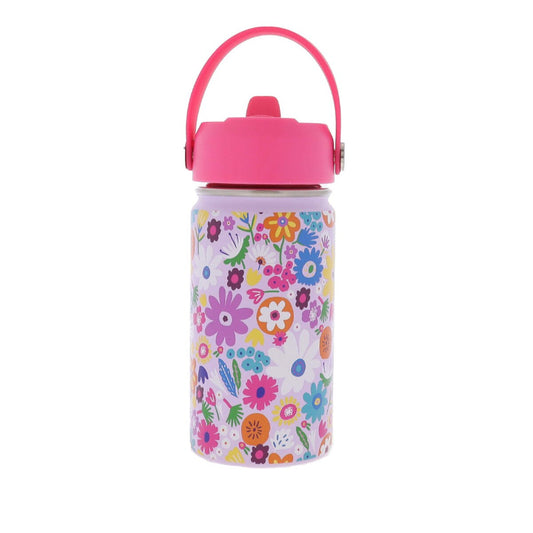 JANE MARIE KIDS FIELDS OF FLOWERS 12 OZ. BOTTLE WITH STRAW CAP