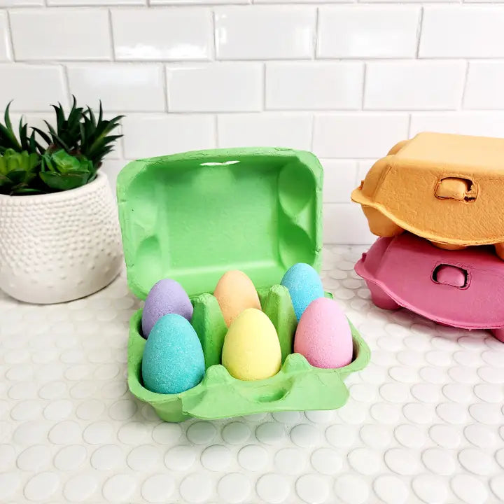 Happy Hippo Bath Easter Egg Bubble Bombs - 6 Pack
