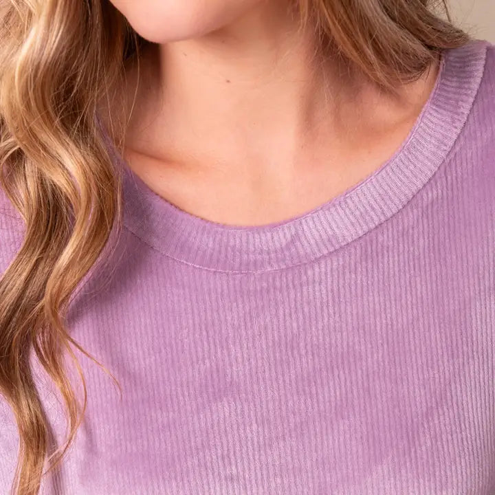 Amanda Blu Lavender Luxe Lounge Pajama Set | Long-Sleeve Velour Pjs