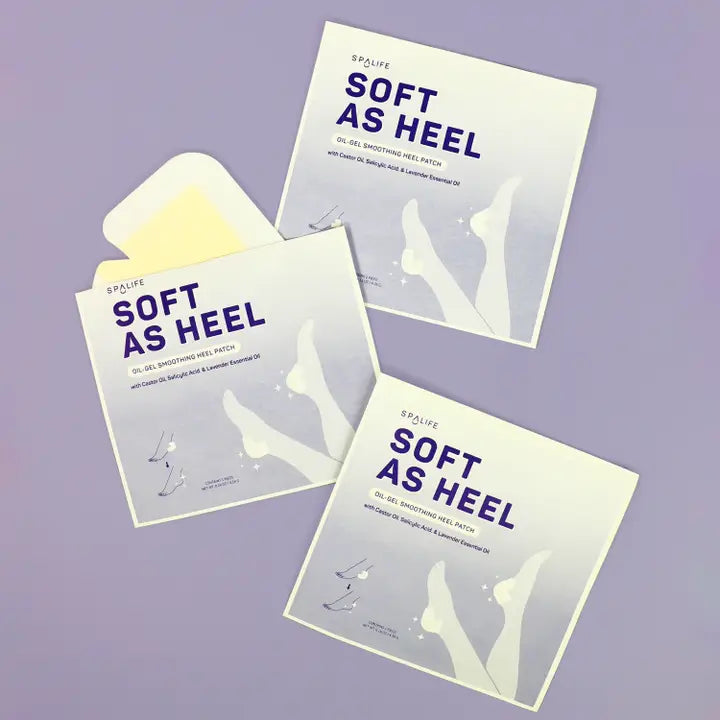 My Spa Life Soft As Heel Oil-Gel Smoothing Heel Patch with Castrol Oil -