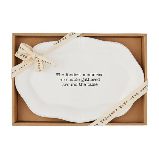 MUD PIE FONDEST MEMORIES SERVING PLATTER