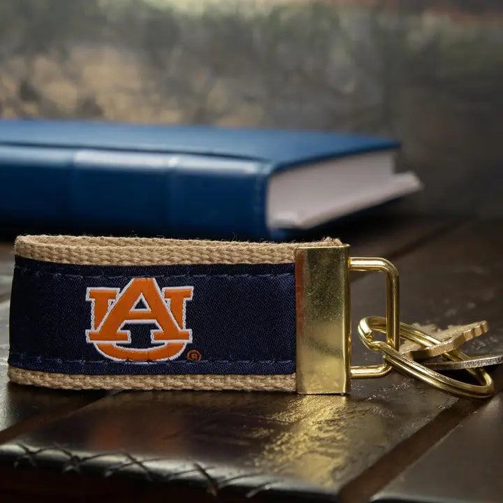 Zep-Pro Auburn Tigers Collegiate Woven Ribbon Key Chain