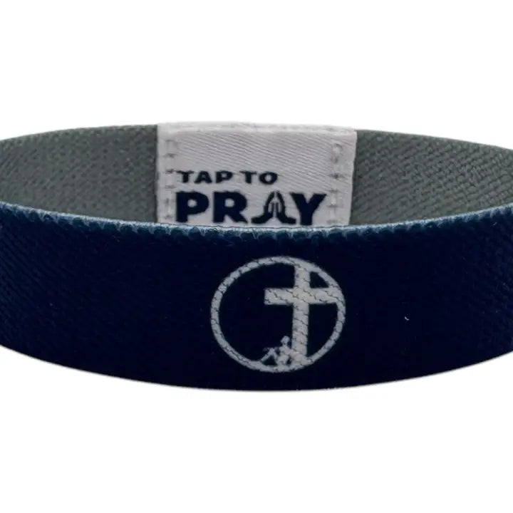 Versible Tap To Pray™ Wristbands - Navy & Grey