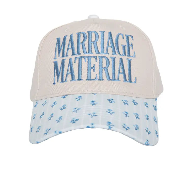Katydid Marriage Material Two-Toned Trucker Hat For Women