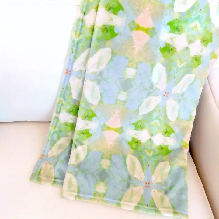 Laura Park Designs Elephant Falls Fleece Blanket