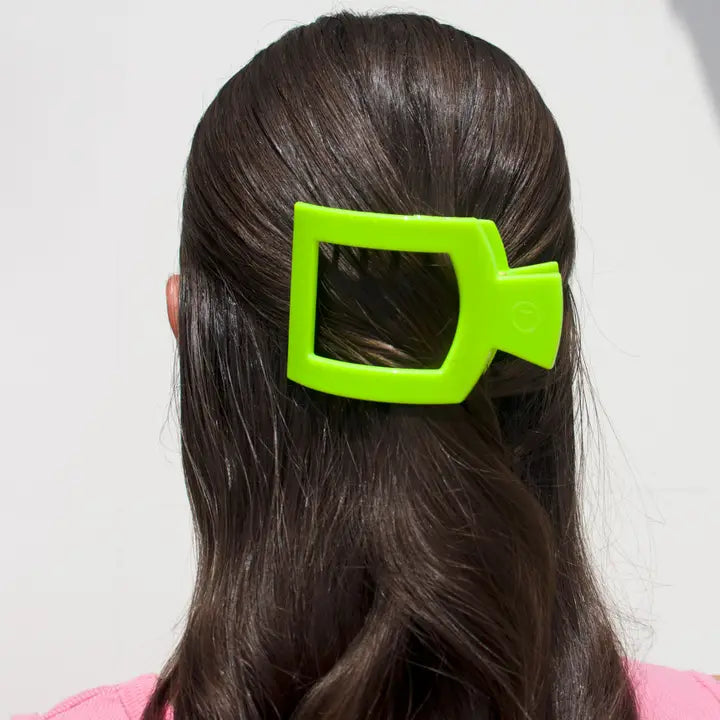 Teleties Flat Square Hair Clip | Medium | Summer Brights