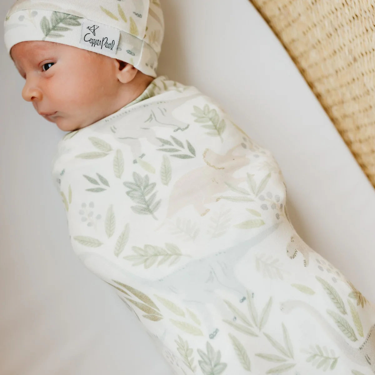 Copper Pearl Rex Knit Swaddle Blanket