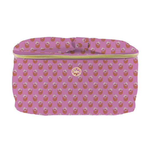 Mary Square  Kiss and Make Up Pink Floral Block