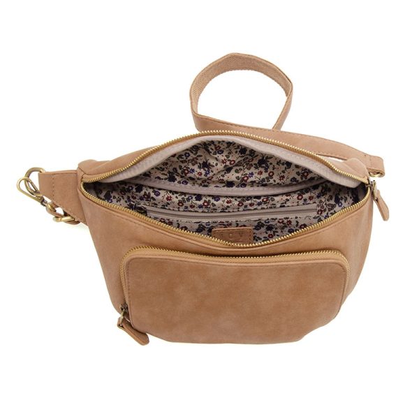 Joy Susan Rory Organizer Sling Belt Bag-Tuscan Tan