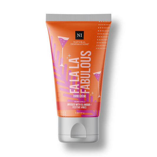 NATURAL INSPIRATIONS  SASSY HOLIDAY MINI HAND CREME-FA LA LA FABULOUS