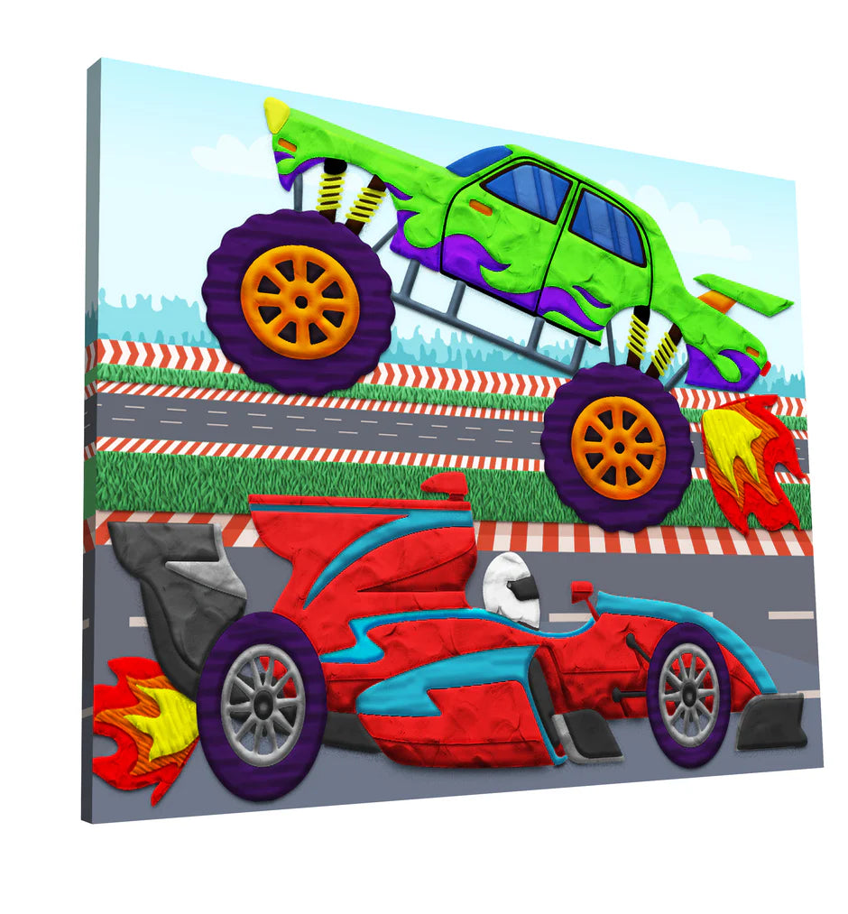 SPLAT PLANET CAR CLAY PAINTING