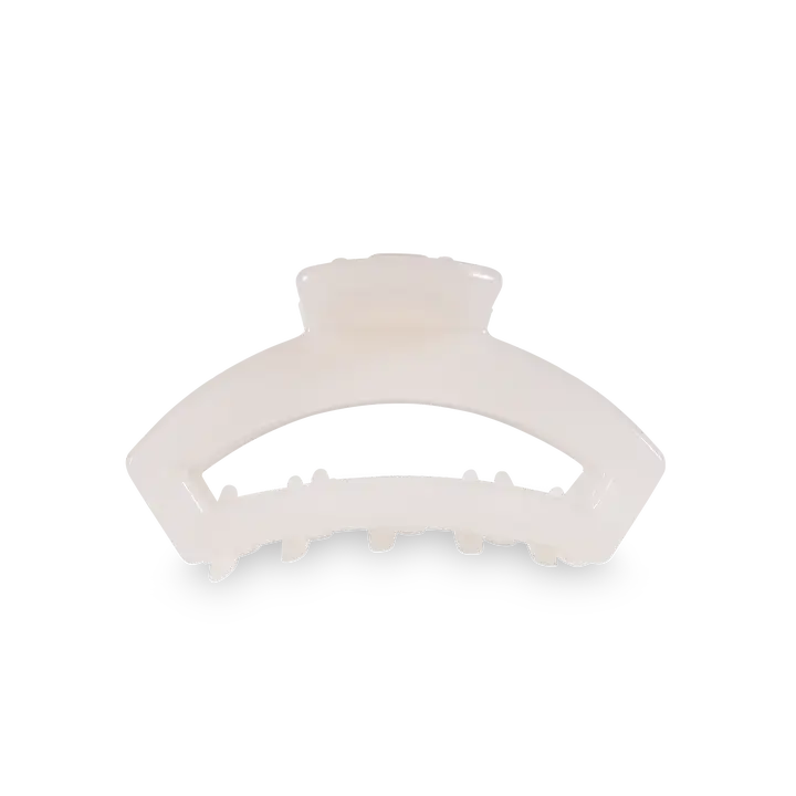 Teleties Open Hair Clip | Tiny | Coconut White