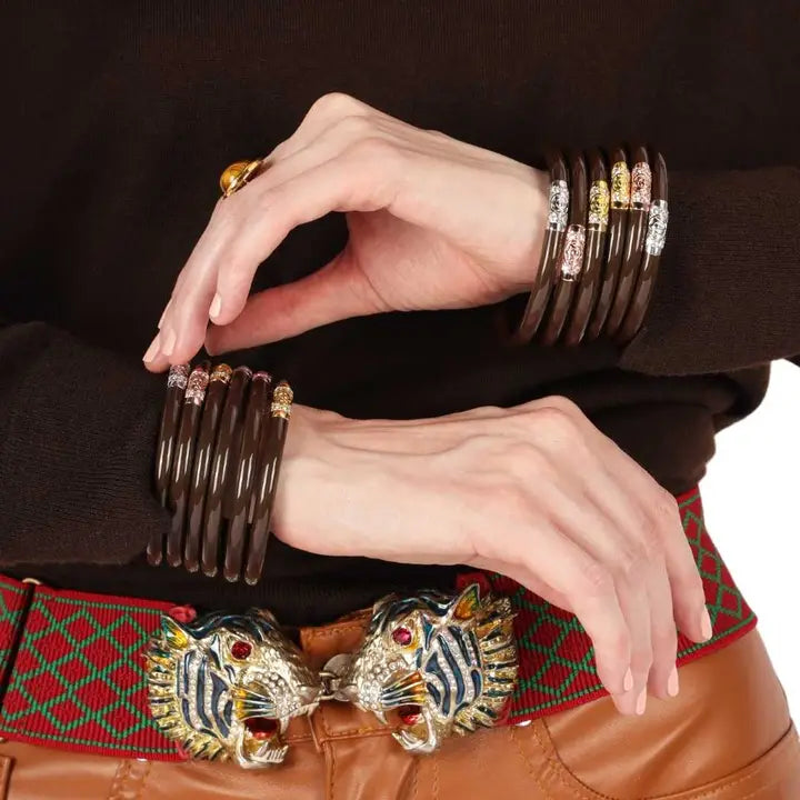 BuDhaGirl Three Kings All Weather Bangles® (Awb®) - Chocolate