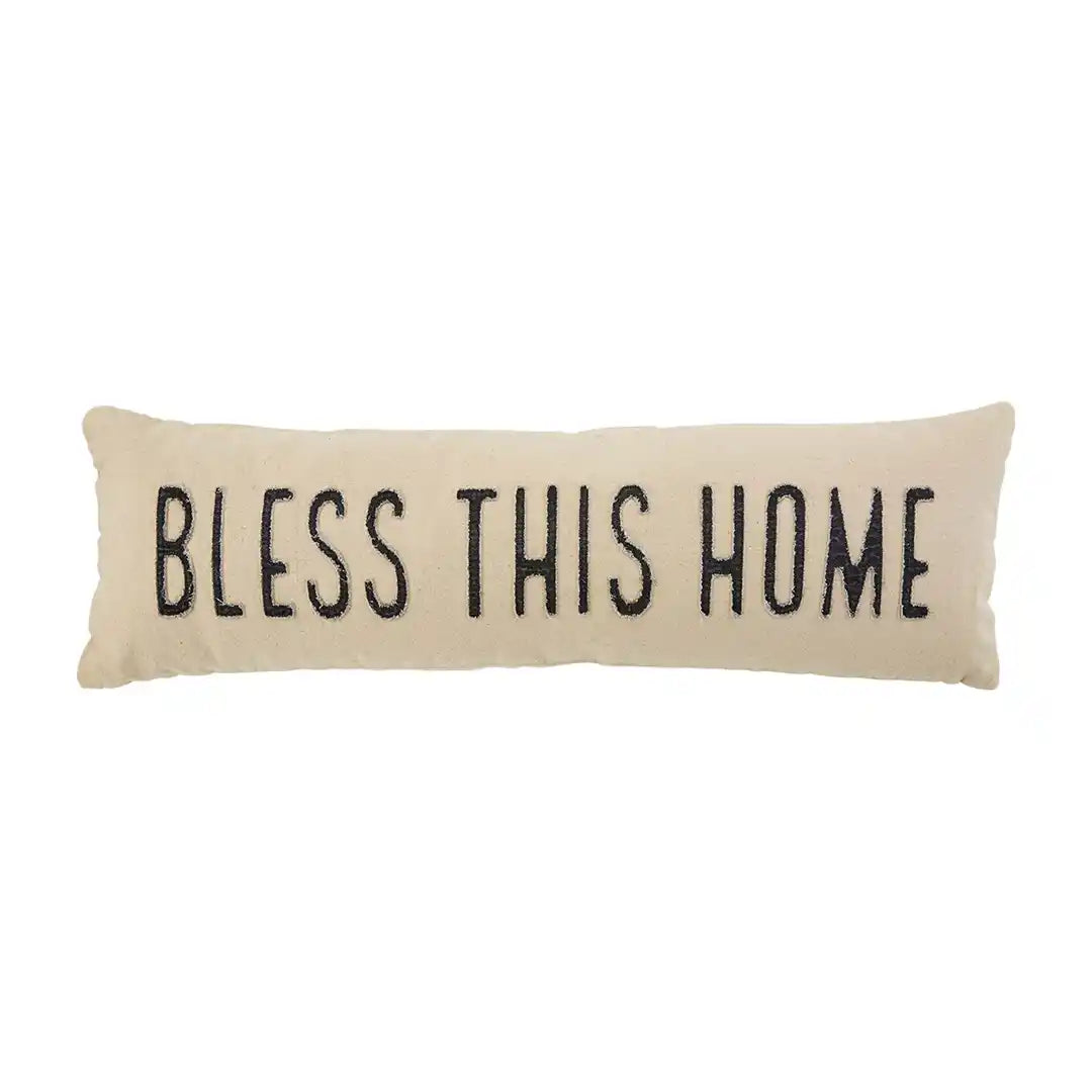 BLESS THIS HOME THROW PILLOW-MUD PIE
