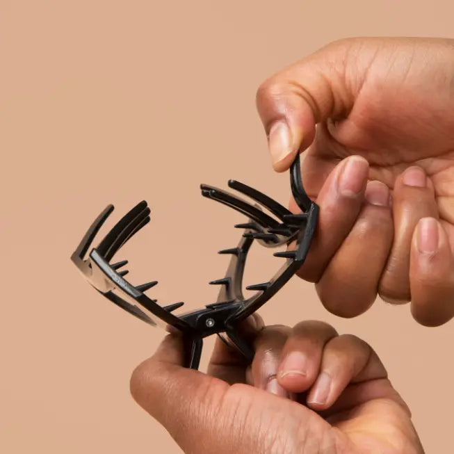 Teleties Open Hair Clip | Large | Blonde Tortoise