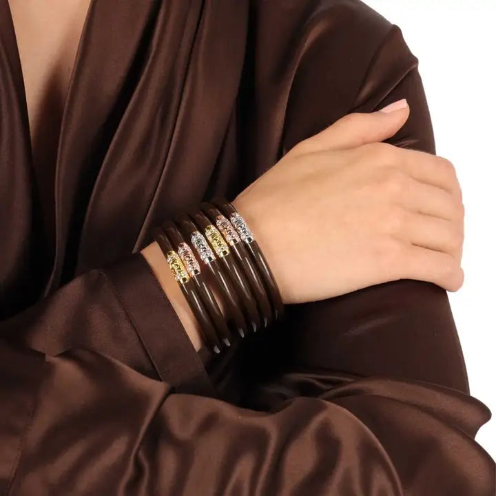 BuDhaGirl Three Kings All Weather Bangles® (Awb®) - Chocolate