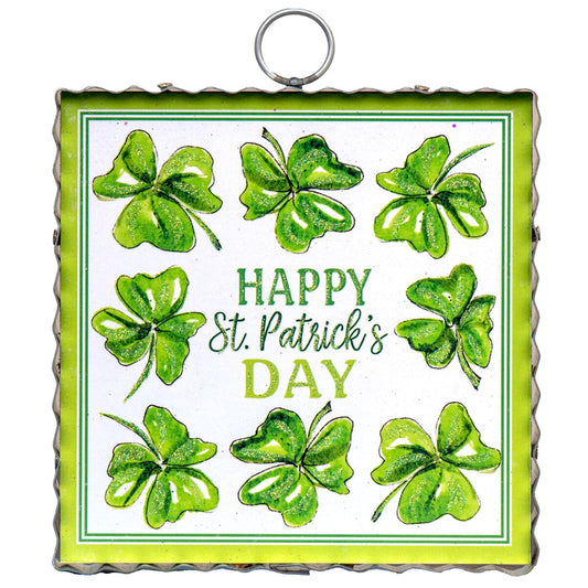 The Round Top Collection Mini Art Happy St. Pats Day