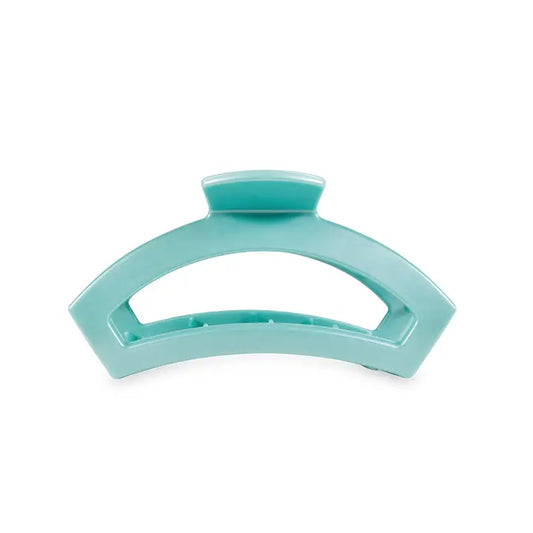 Teleties Open Hair Clip | Small | Totally Turquoise